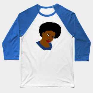 Afro Black Women Naturally Beautiful Baseball T-Shirt